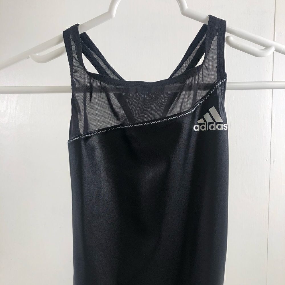 Adidas NWT Black Glam On SH3.RO Swimsuit Size 0 - Picture 4 of 12